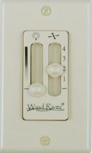  WSC4402AL - Dual Fan Light Wall Control ALMOND